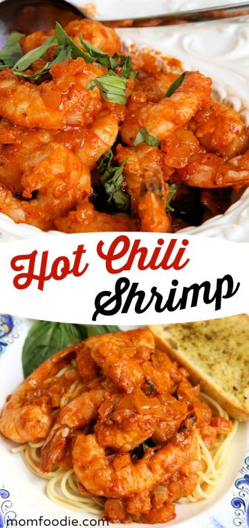 Hot Chili Pesto Shrimp - Mom Foodie