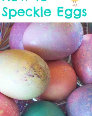 How to Speckle Eggs