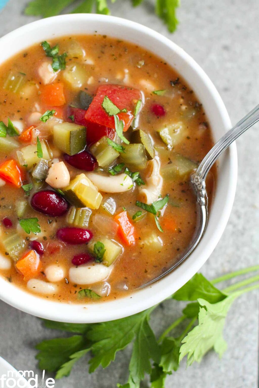 Olive Garden Minestrone Soup Recipe Copycat - Mom Foodie