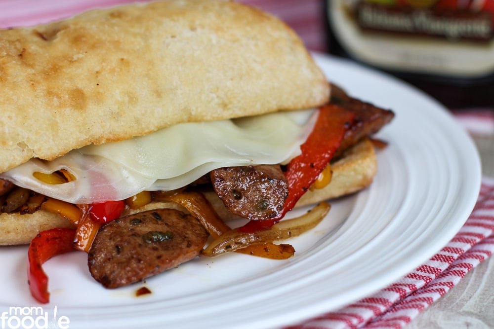 Balsamic Sausage Pepper Sandwich