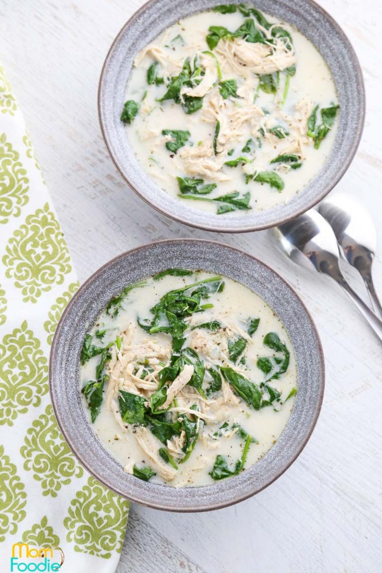 Creamy Chicken Florentine Soup, Instant Pot Keto Soup Recipe Mom Foodie