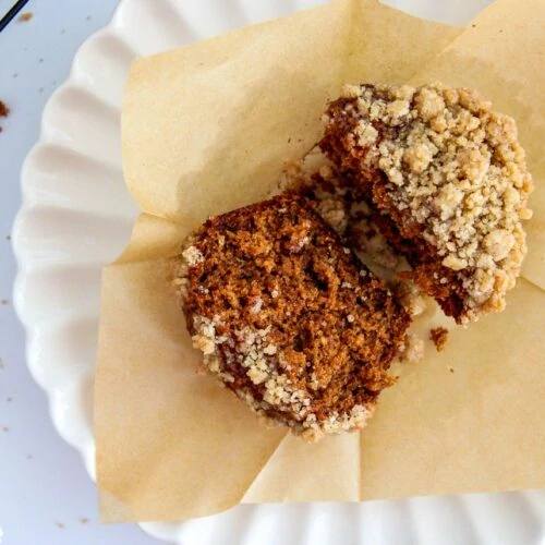 Gingerbread Christmas Muffins