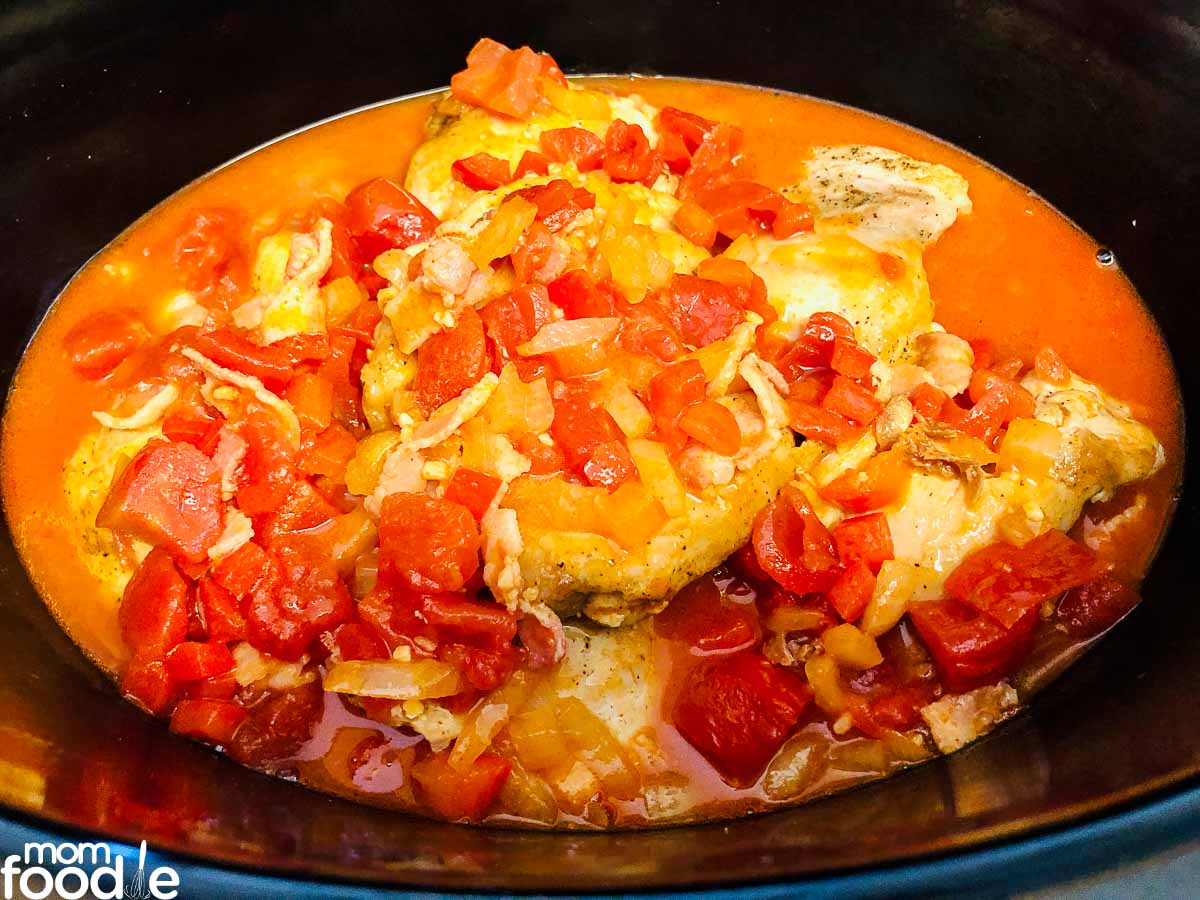 Slow Cooker Paprika Chicken Thighs Mom Foodie