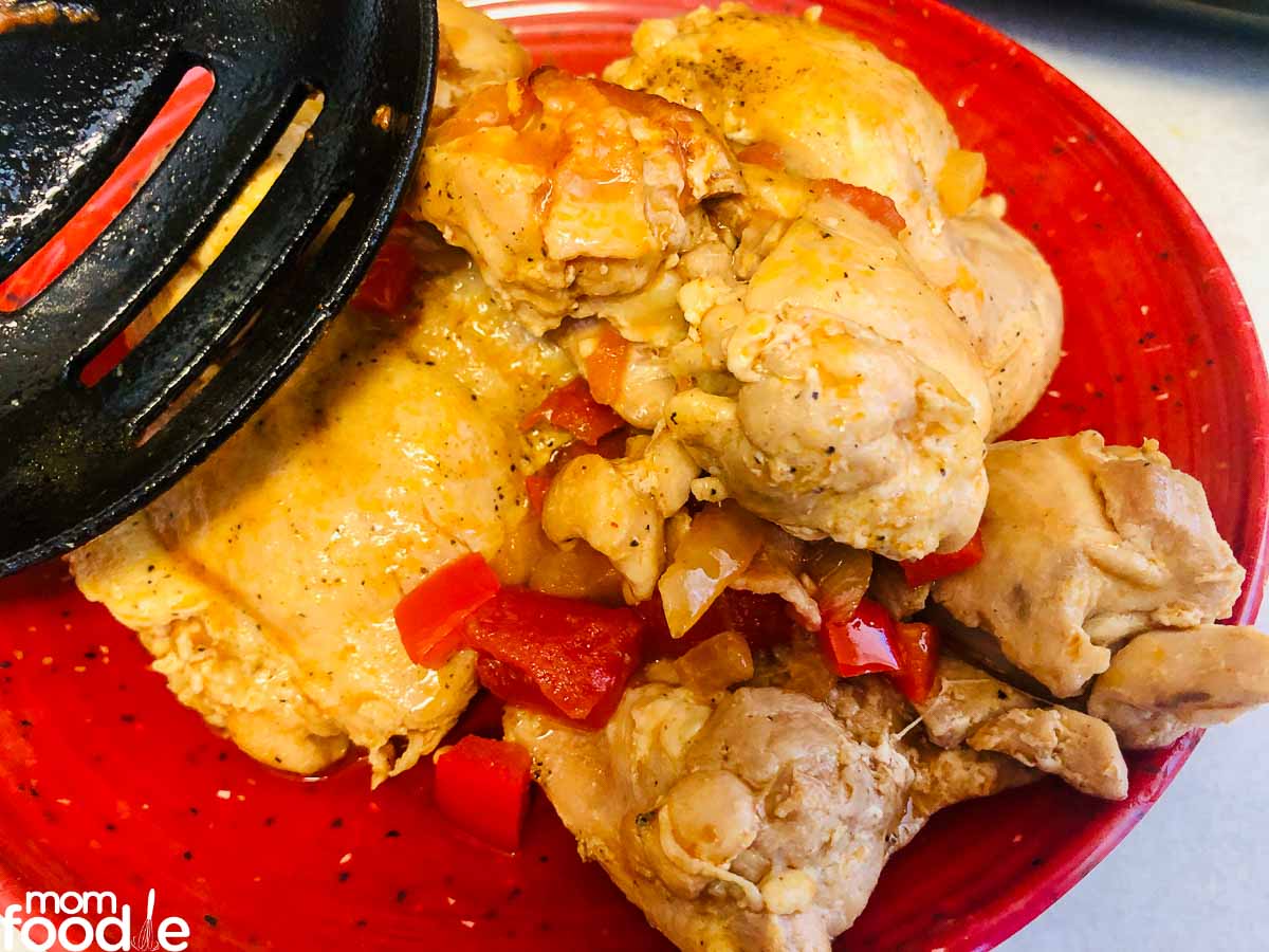 Slow Cooker Paprika Chicken Thighs Mom Foodie