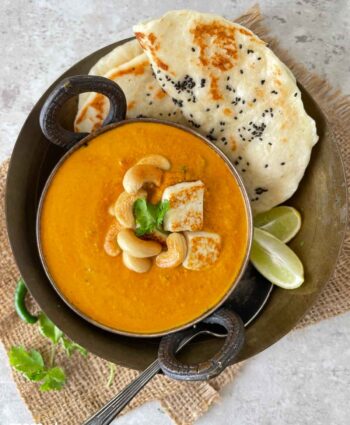 panner tikka masala Indian vegetarian dish