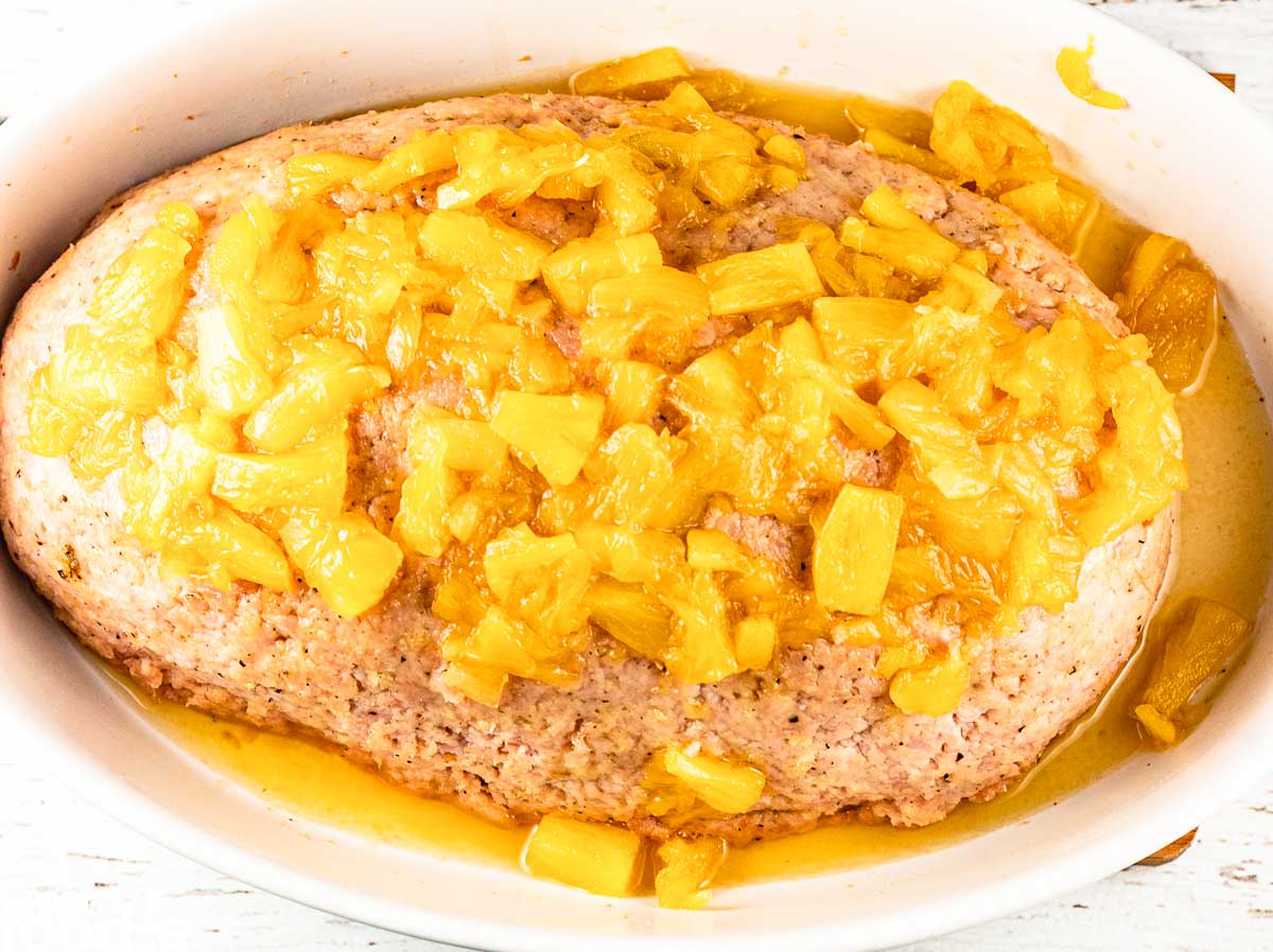 Ham Loaf with Pineapple Brown Sugar Glaze Mom Foodie