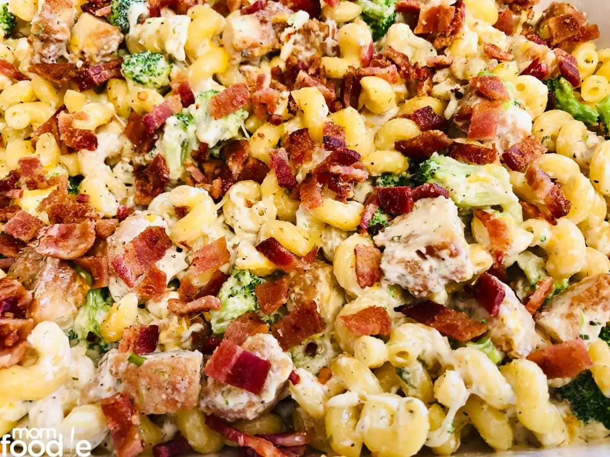 add crispy cooked bacon crumbles