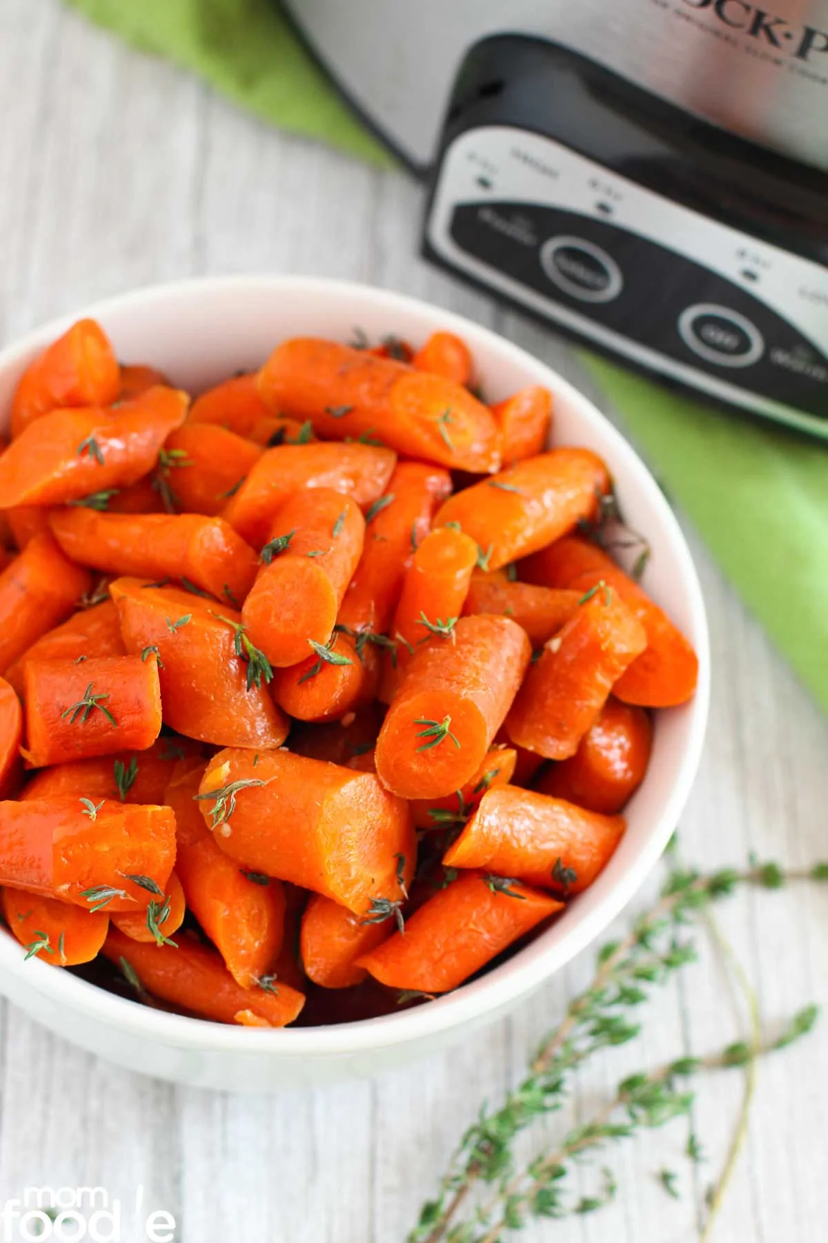 Crockpot Glazed Carrots