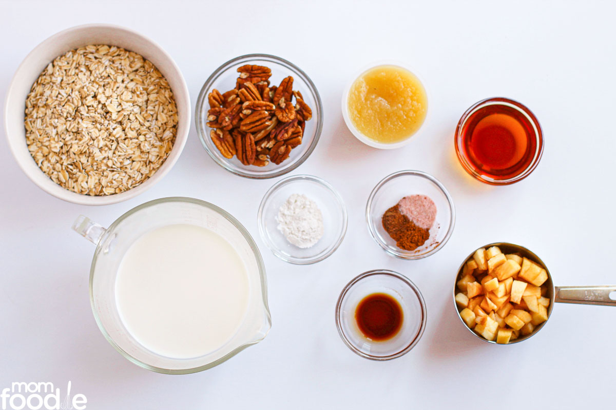 apple baked oatmeal ingredients