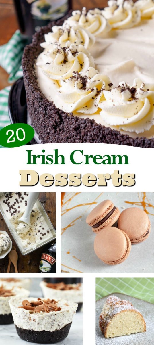 Irish Cream Dessert Recipes 20 St. Patrick's Day Baileys Desserts