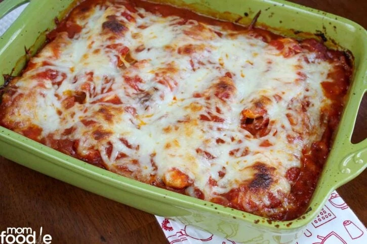 Italian Chicken with Ravioli Bake