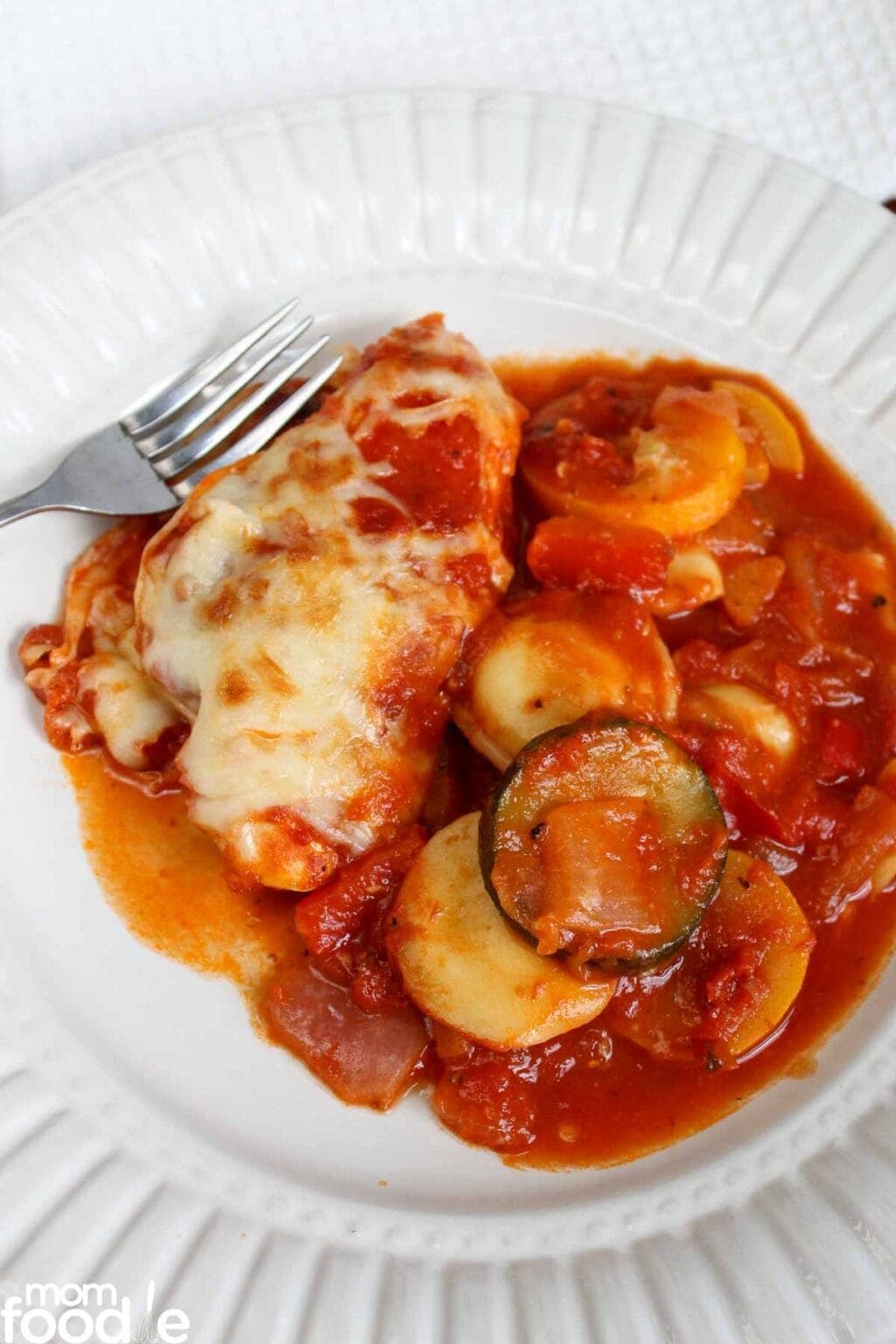 Chicken Ravioli Bake with Vegetables - Mom Foodie