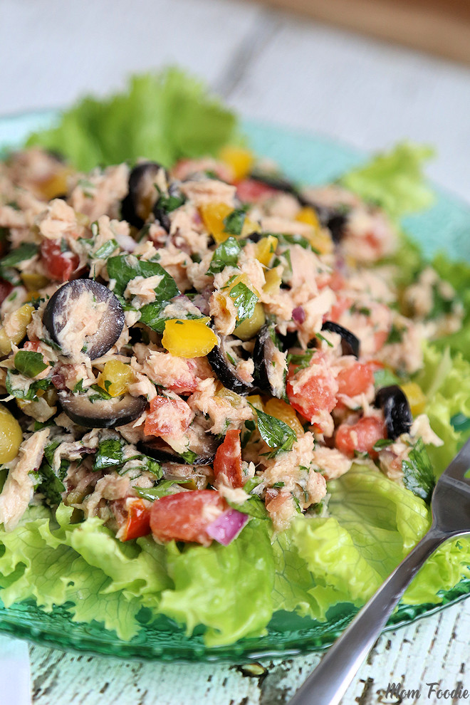 Italian Tuna Salad Recipe - Keto Lunch Idea - Mom Foodie