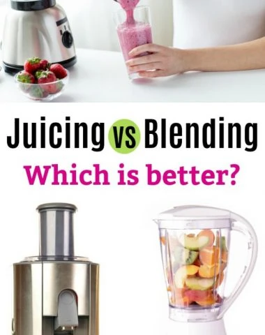 Juicing vs Blending --- which is better for you?