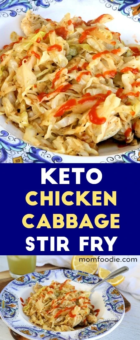 Keto Chicken cabbage stir fry