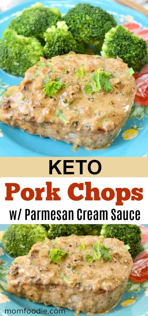 Keto Pork Chops with Parmesan Cream Sauce Recipe