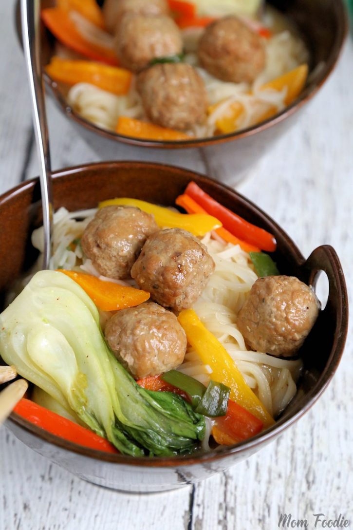 Easy Korean Meatballs Hot Pot Recipe w/ Noodles Mom Foodie