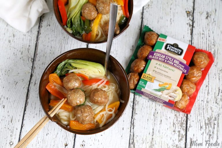 Easy Korean Meatballs Hot Pot Recipe w/ Noodles Mom Foodie