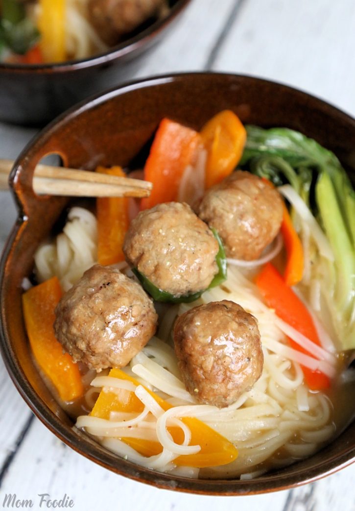 Easy Korean Meatballs Hot Pot Recipe w/ Noodles Mom Foodie
