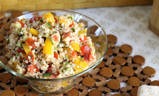 Lemon Balm Summer Veggie Tabouli 1