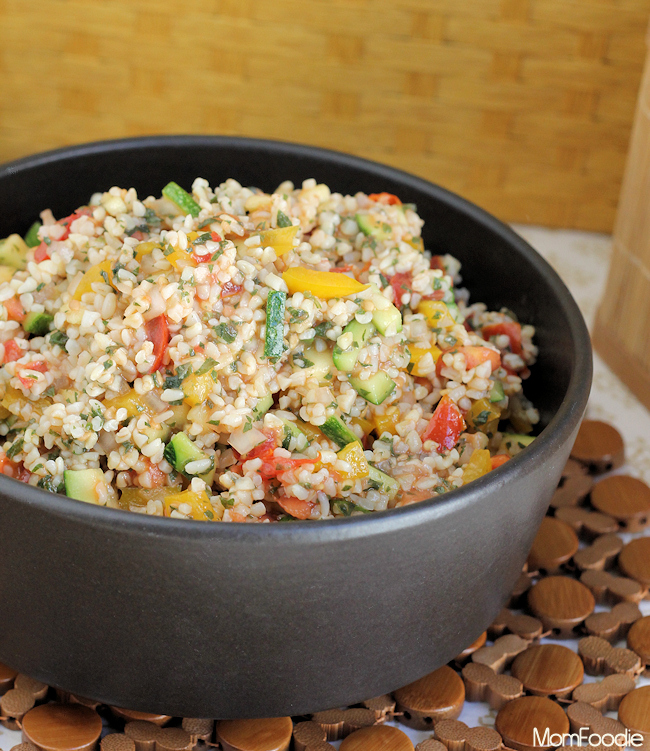 Lemon Balm Summer Veggie Tabouli recipe