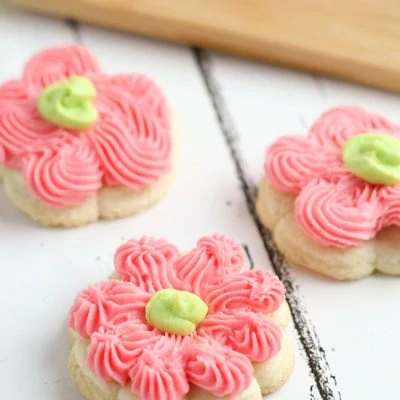 Lemon Cream Cheese Spritz Cookies