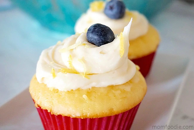 Lemon Cupcakes with Lemon Frosting