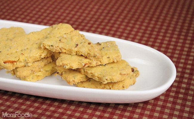 Lemon-Walnut Cornmeal Shortbread