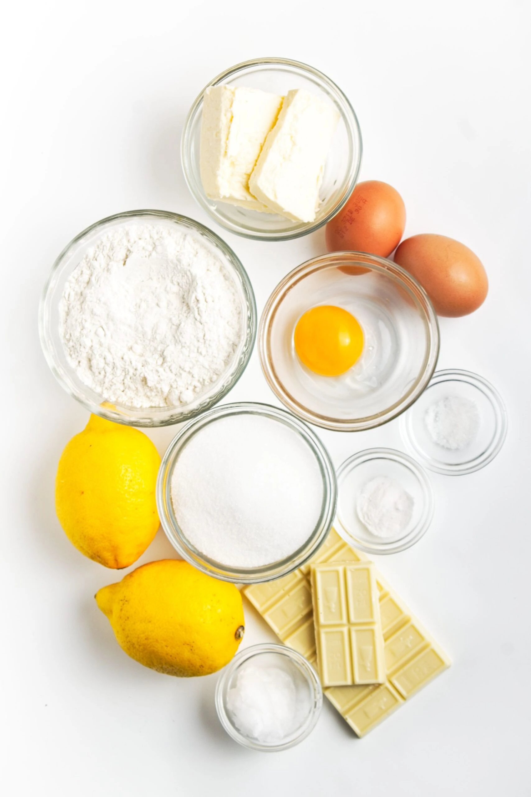 Ingredients for Lemon Madeleines