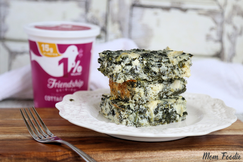 Low Carb Spanakopita Cottage Cheese And Egg Casserole Mom Foodie