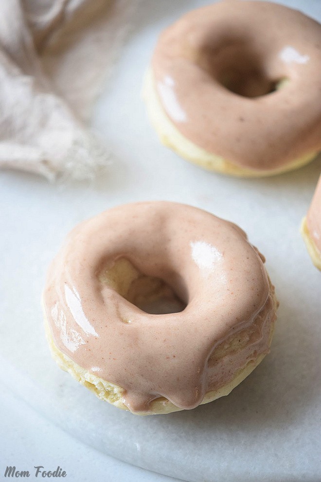 Baked Maple Donuts Maple Glaze