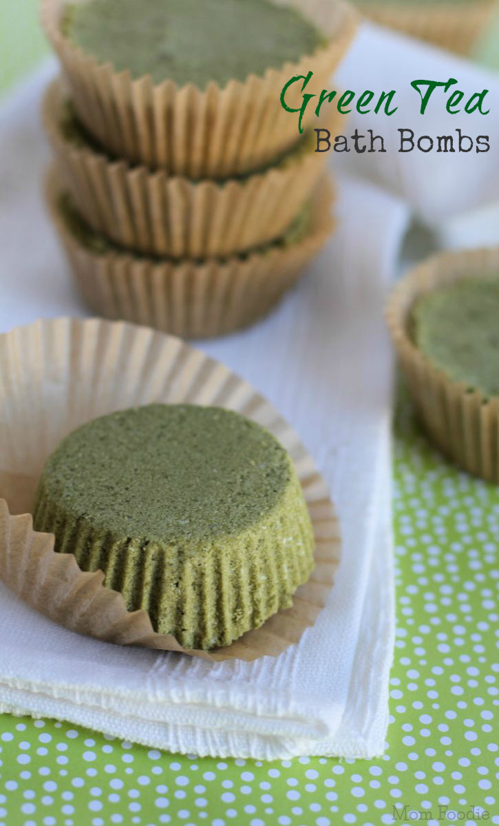 green tea bath bomb