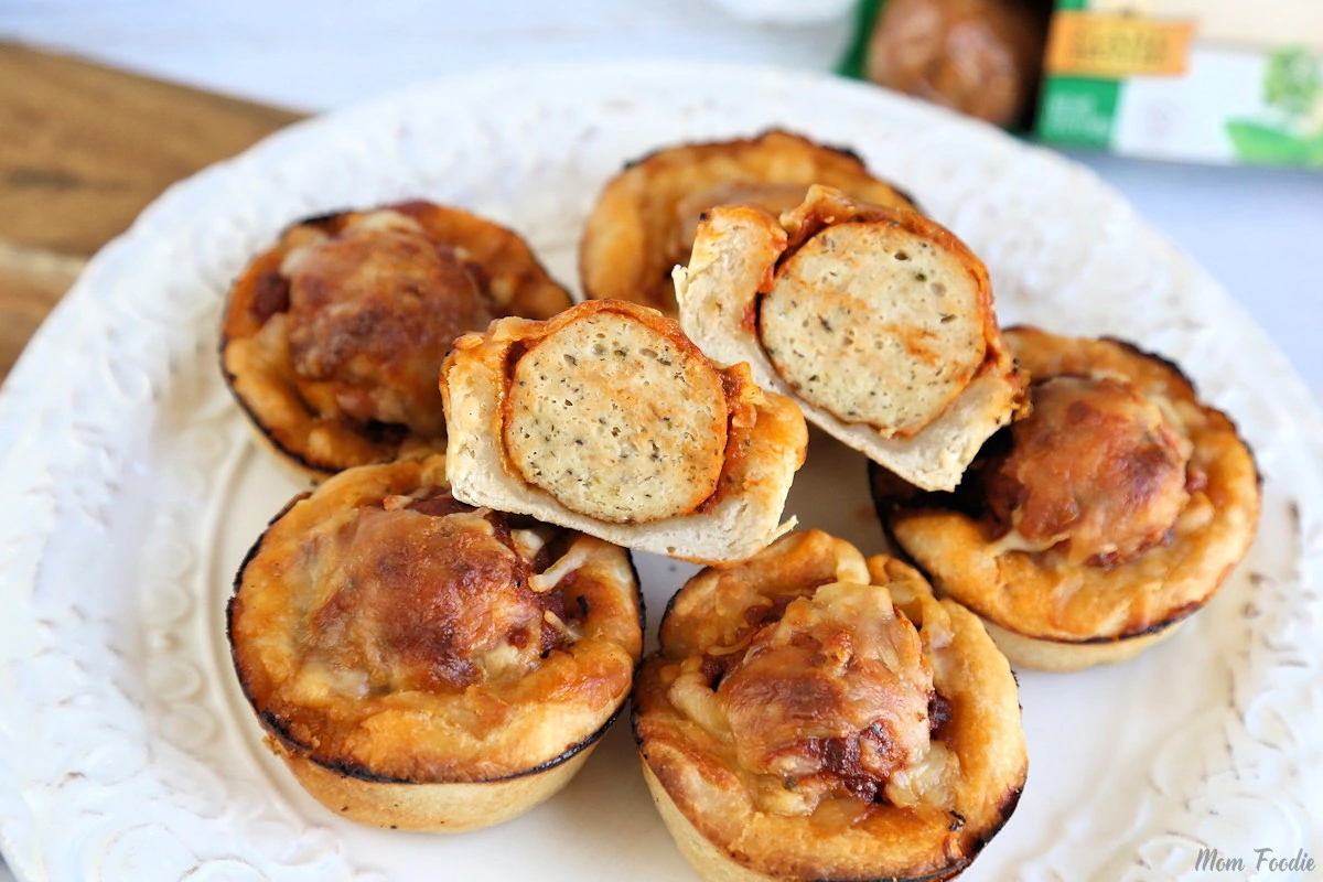 Meatball Pizza Muffins Recipe