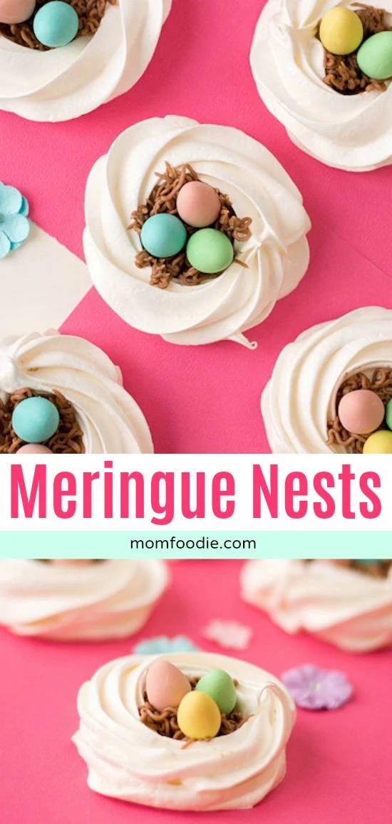 Meringue Nests - Gluten Free Easter Cookies