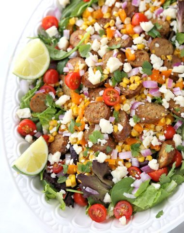 Mexican Sweet Corn and Sausage Salad