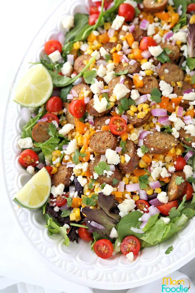 Mexican Sweet Corn and Sausage Salad