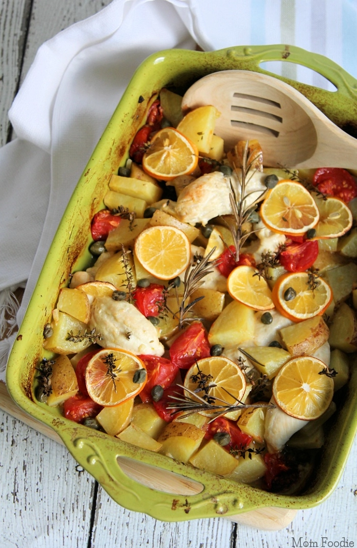 Meyer Lemon Chicken Bake