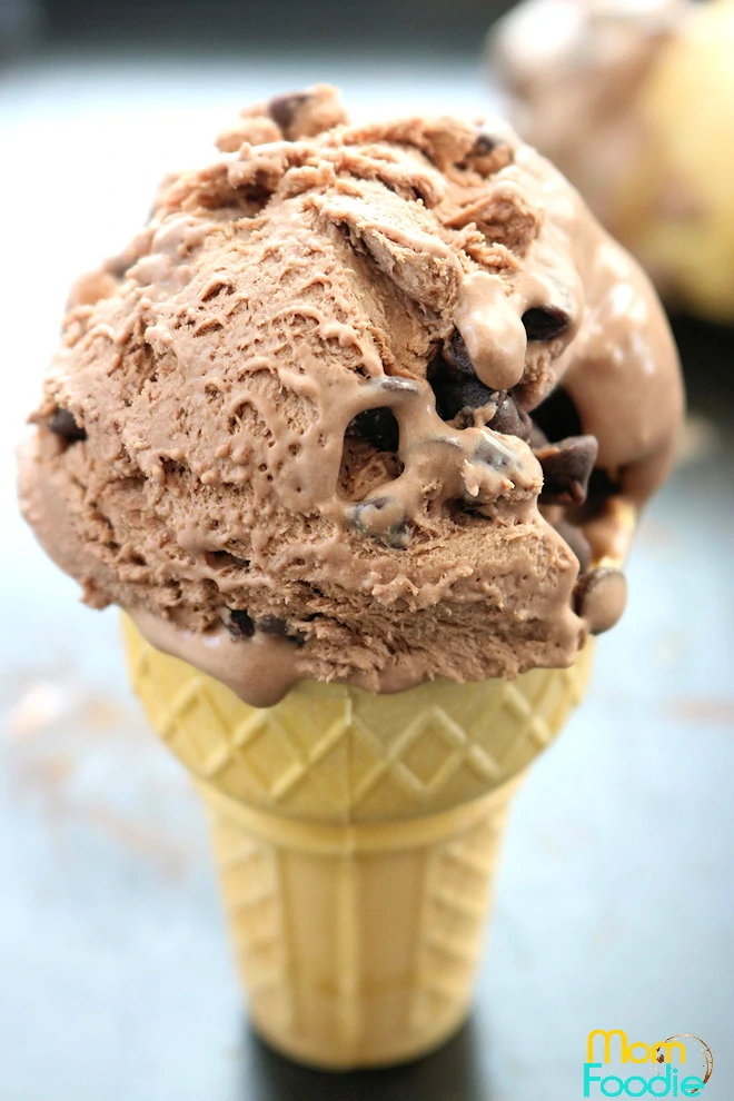 No Churn Chocolate Ice Cream