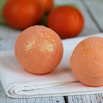 orange bath bomb