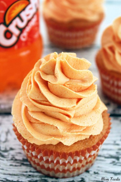 Orange Crush Cupcakes Recipe with Orange Frosting