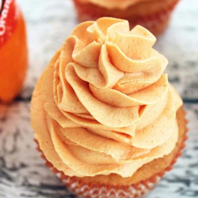 2-Ingredient Orange Crush Cupcake