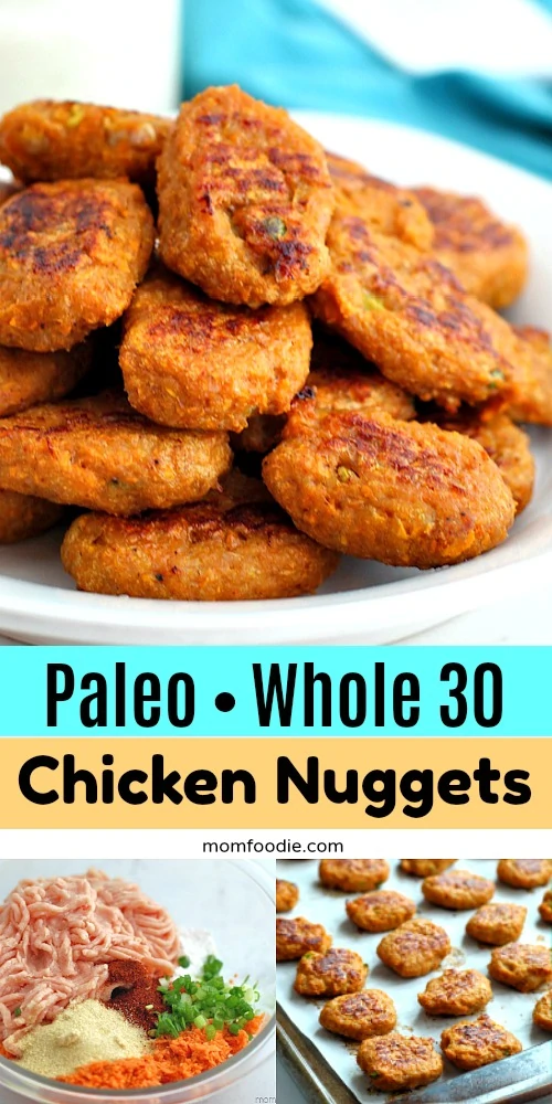 Paleo Whole 30 Chicken Nuggets with Sweet Potato