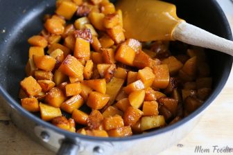 Pan Fried Butternut Squash with Garam Masala