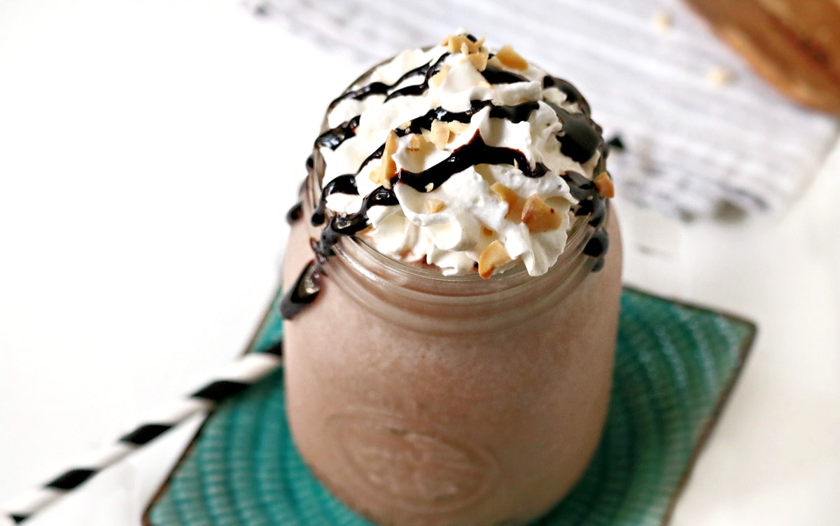 Banana Peanut Butter Chocolate Milkshake Recipe - Mom Foodie