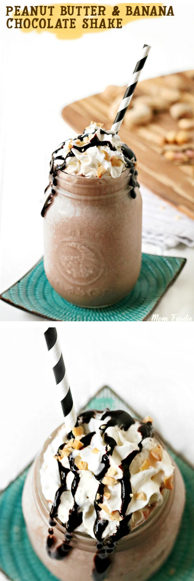 Peanut Butter & Banana Chocolate Shake