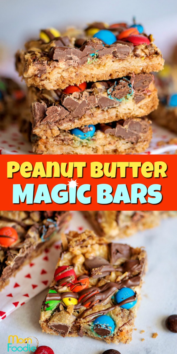 Peanut Butter Magic Bars pinterest