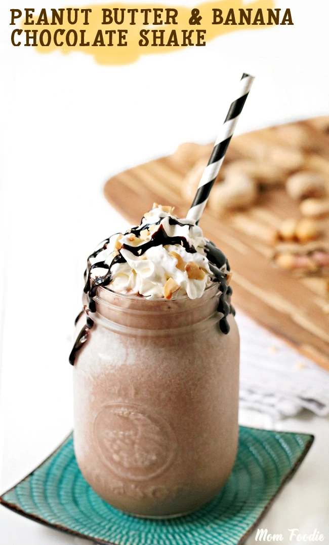 Peanut Butter and Banana Chocolate Shake