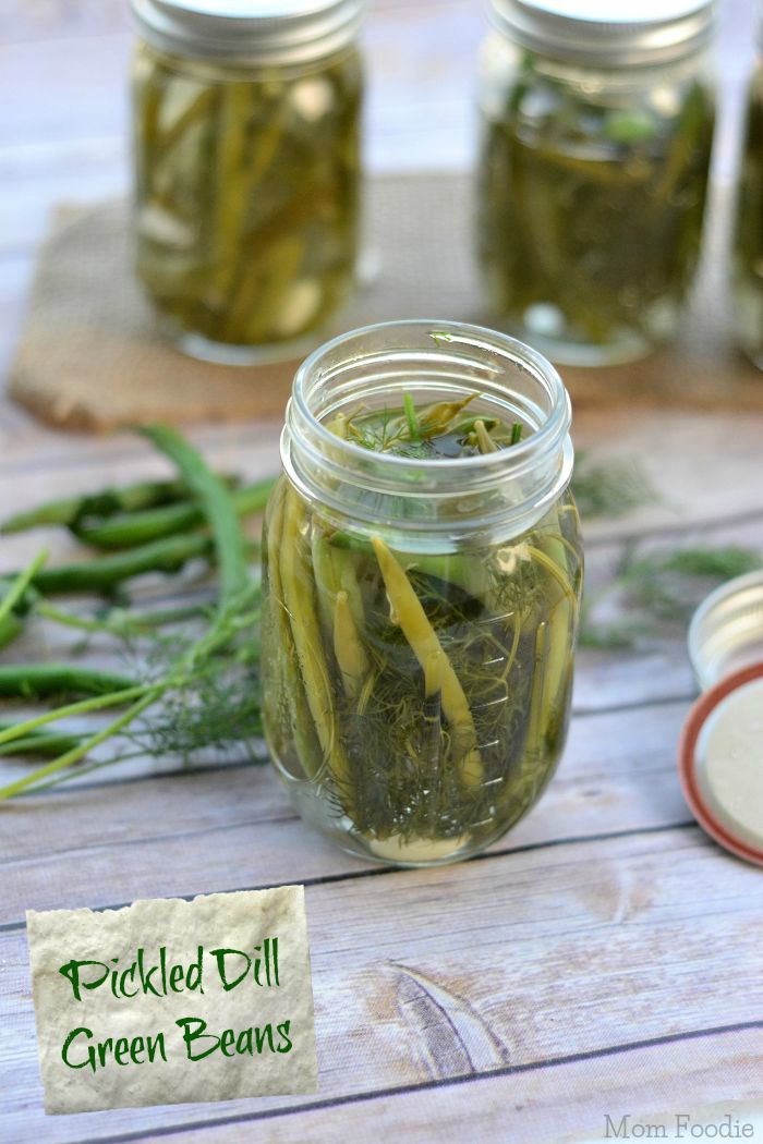 Pickled Dill Green Beans Mom Foodie
