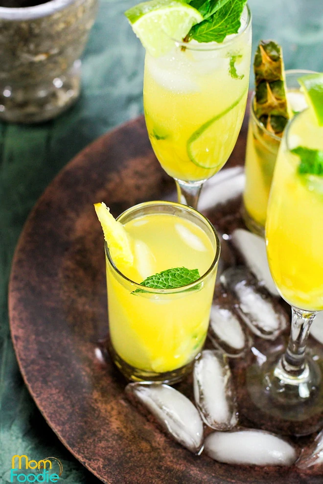 Pineapple Mojito Cocktail