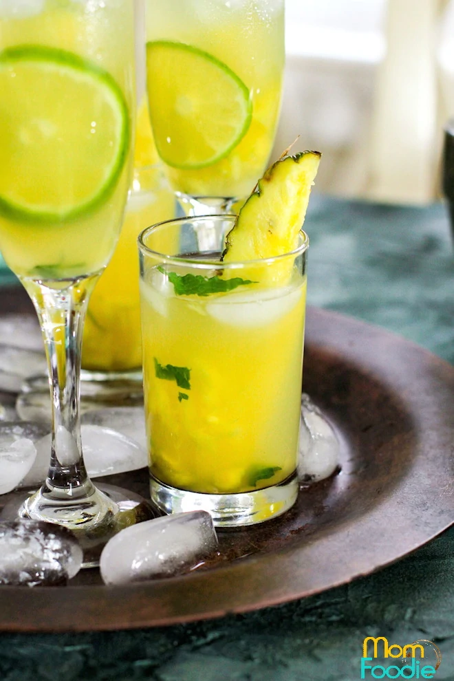 Pineapple Mojito drink